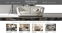 Desktop Screenshot of divanoitaliano.lv